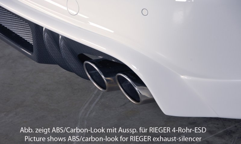 Rieger Heckschürzenansatz Audi A4 (B8/B81) 11.07-12.11 (bis Facelift) - 55513