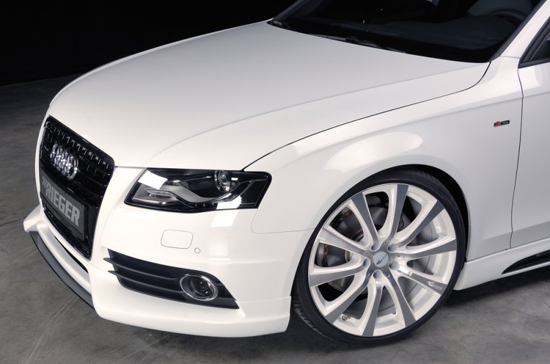 Rieger Spoilerlippe Audi A4 (B8/B81) 11.07-12.11 (bis Facelift) - 55520