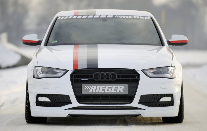 Rieger Spoilerlippe Audi A4 (B8/B81) 01.12- (ab Facelift) - 55538