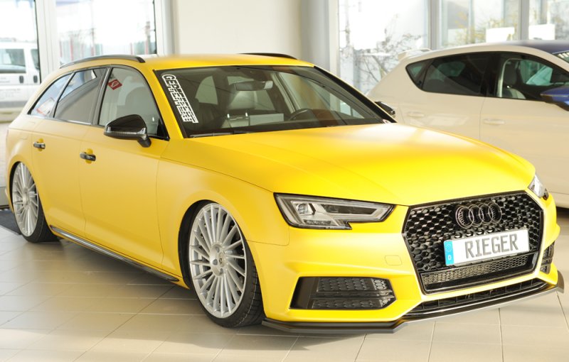 Rieger Spoilerschwert Audi A4 (B9/F4) 08.15-07.18 (bis Facelift 1) - 55550