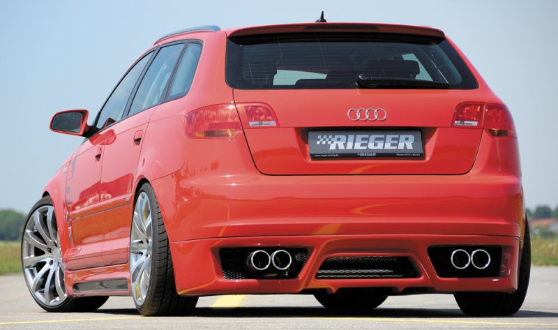 Rieger Heckansatz Audi A3 (8P) (bis Facelift) - 56742