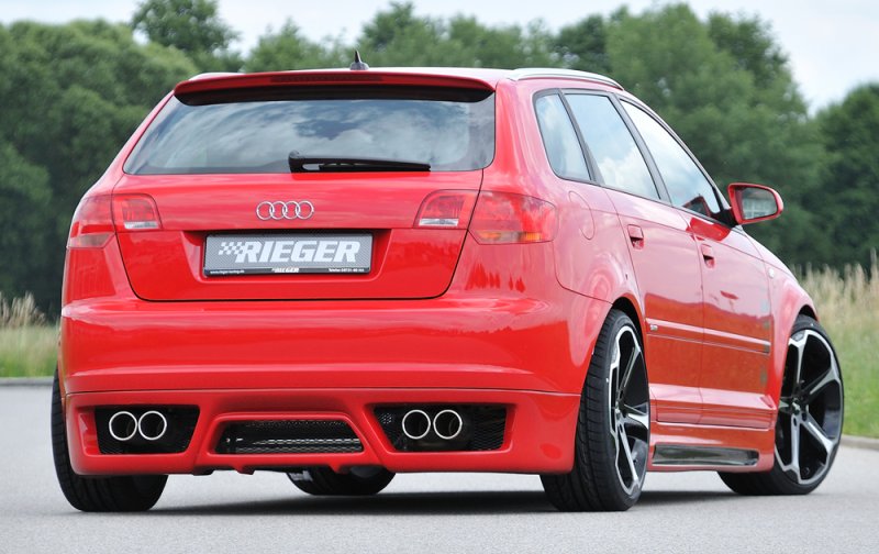 Rieger Heckansatz Audi A3 (8P) (bis Facelift) - 56742