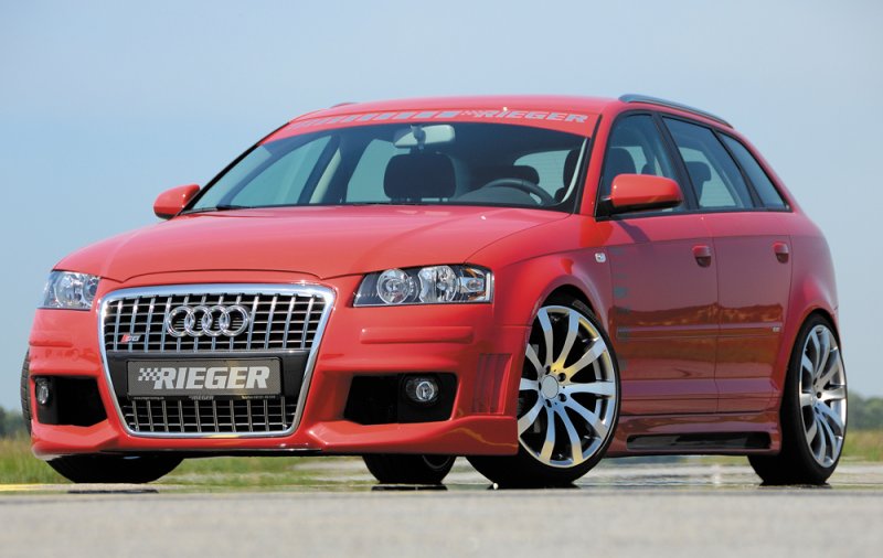 Rieger Spoilerstoßstange R-Frame Audi A3 (8P) 06.05-06.08 - 56743