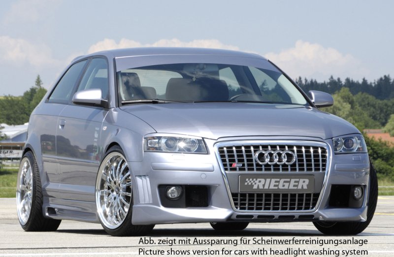 Rieger Spoilerstoßstange R-Frame Audi A3 (8P) -05.05 (bis Facelift) - 56750
