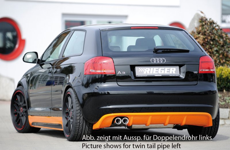 Rieger Heckeinsatz Audi A3 (8P) 07.08- (ab Facelift) - 56774