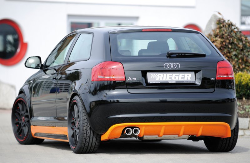 Rieger Heckeinsatz Audi A3 (8P) 07.08- (ab Facelift) - 56776