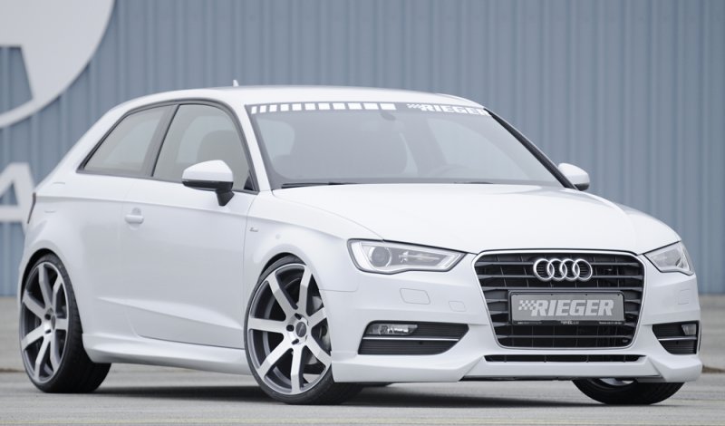 Rieger Spoilerlippe Audi A3 (8V) 07.12-08.16 (bis Facelift) - 56780