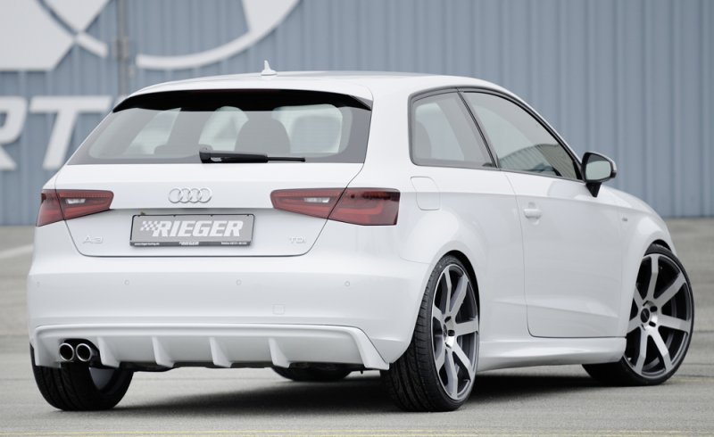 Rieger Heckeinsatz Audi A3 (8V) 07.12-08.16 (bis Facelift) - 56786