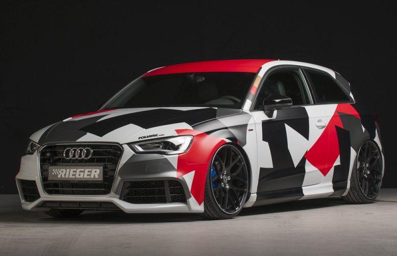 Rieger Spoilerstoßstange Audi A3 (8V) 07.12-08.16 (bis Facelift) - 56790