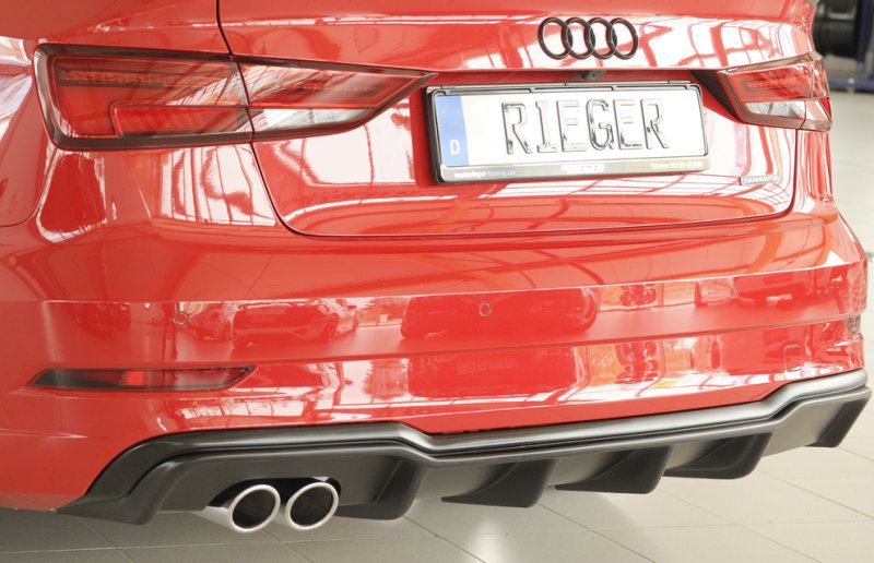 Rieger Heckeinsatz Audi A3 (8V) 09.16- (ab Facelift) - 56824
