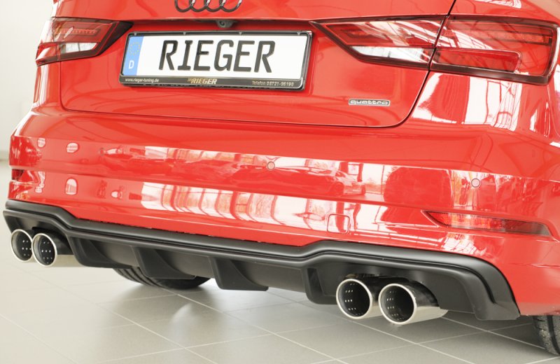 Rieger Heckeinsatz Audi A3 (8V) 09.16- (ab Facelift) - 56826