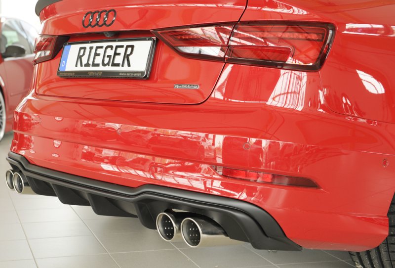 Rieger Heckeinsatz Audi A3 (8V) 09.16- (ab Facelift) - 56826