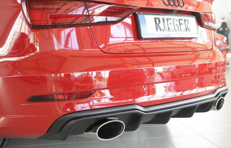 Rieger Heckeinsatz Audi A3 (8V) 09.16- (ab Facelift) - 56827