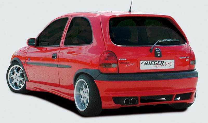 Rieger Heckansatz Variante 2 Opel Corsa B 02.93-09.96 (bis Modell 97) - 58816