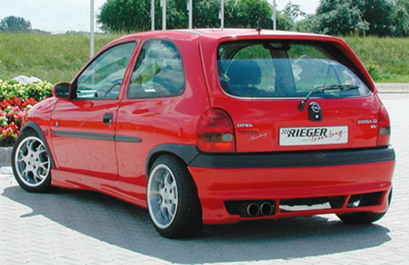 Rieger Heckansatz Variante 2 Opel Corsa B 02.93-09.96 (bis Modell 97) - 58816