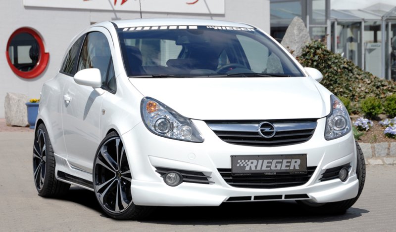 Rieger Spoilerlippe Opel Corsa D 07.06-12.10 (bis Facelift) - 58951