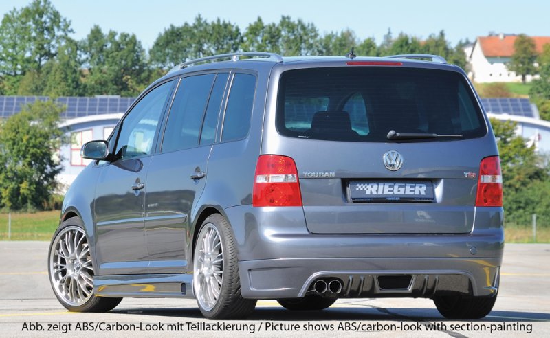 Rieger Heckschürzenansatz VW Touran (1T) 03.03-10.06 (bis Facelift) - 59211