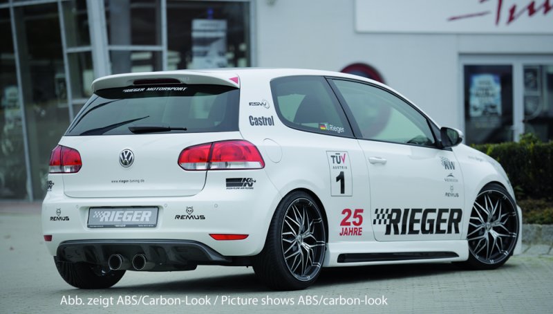 Rieger Heckeinsatz VW Golf 6 10.08- - 59514