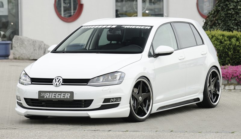 Rieger Spoilerlippe VW Golf 7 10.12-12.16 (bis Facelift) - 59550