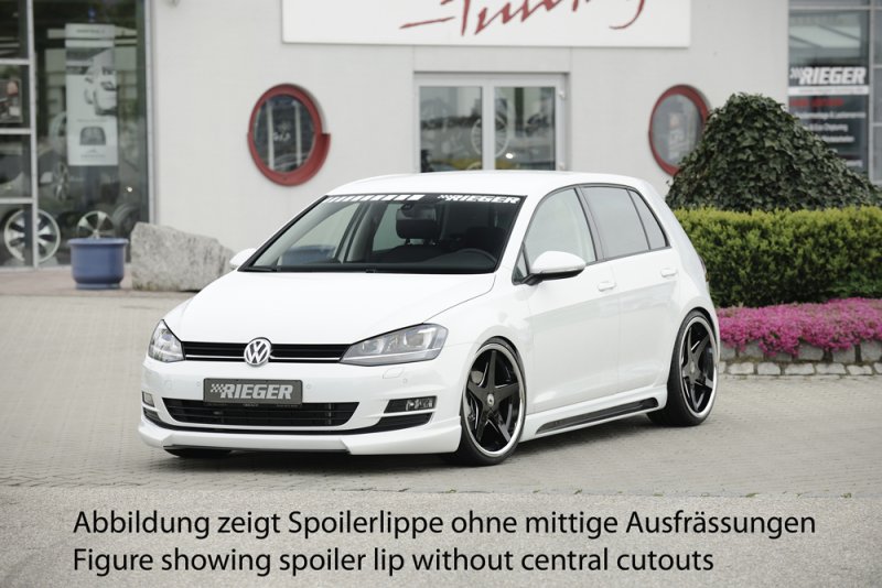 Rieger Spoilerlippe VW Golf 7 10.12-12.16 (bis Facelift) - 59551