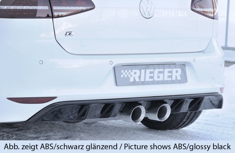 Rieger Heckeinsatz VW Golf 7 R 12.13-12.16 (bis Facelift) - 59568