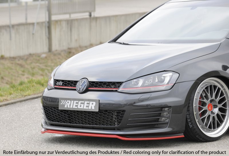 Rieger Spoilerschwert nur für GTI / GTD VW Golf 7 GTD 06.13-12.16 (bis Facelift) - 59570