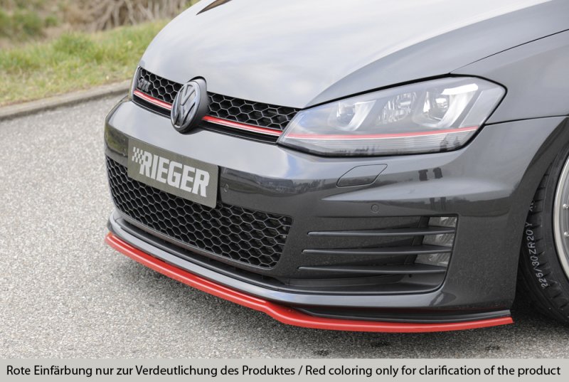 Rieger Spoilerschwert nur für GTI / GTD VW Golf 7 GTD 06.13-12.16 (bis Facelift) - 59570
