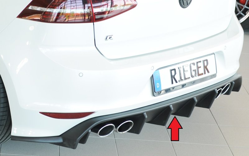 Rieger Heckeinsatz VW Golf 7 R 12.13-12.16 (bis Facelift) - 59579
