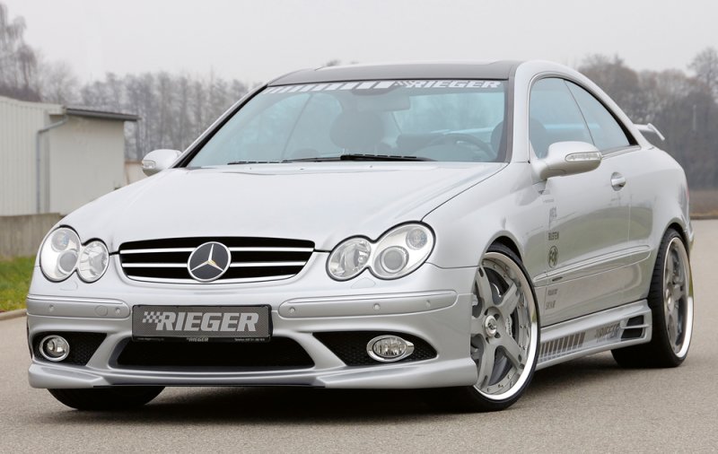 Rieger Spoileransatz Mercedes CLK (W209) 00.02-06.04 (bis Facelift / bis Modell 2005) - 71010