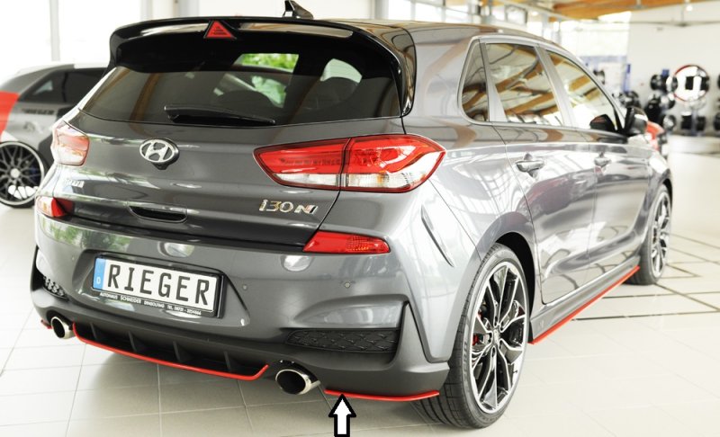 Rieger Heckschürzenansatz seitlich rechts Hyundai i30 N (PDE) 07.17-12.20 (bis Facelift) - 76004
