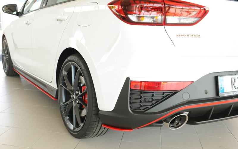 Rieger Heckschürzenansatz seitlich links Hyundai i30 N (PDE) 05.21- (ab Facelift) - 76011