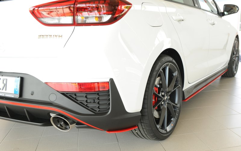 Rieger Heckschürzenansatz seitlich rechts Hyundai i30 N (PDE) 05.21- (ab Facelift) - 76012