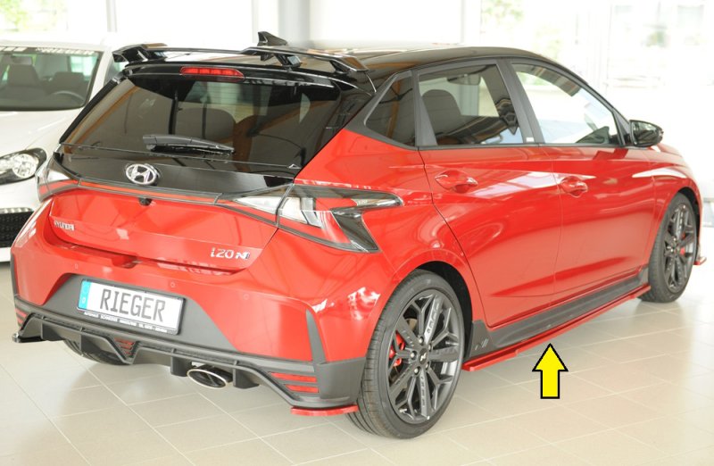 Rieger Seitenschwelleransatz Hyundai i20 N (BC3) 04.21- - 76101