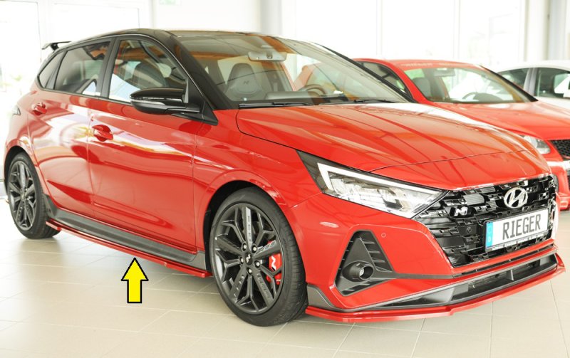 Rieger Seitenschwelleransatz Hyundai i20 N (BC3) 04.21- - 76101