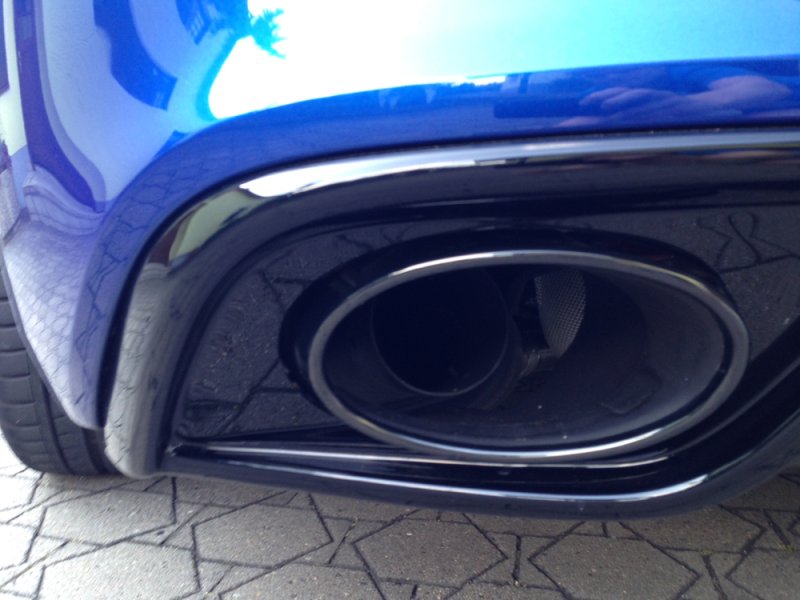 Rieger Heckeinsatz schwarz glänzend Audi A5 (B8/B81) 10.11-06.16 (ab Facelift) - 88018