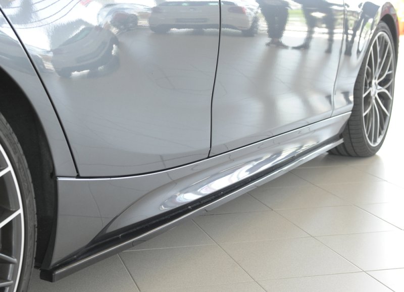 Rieger Seitenschwelleransatz schwarz glänzend BMW 1er F20 (1K4) 05.2015- (ab Facelift) LCI - 88053