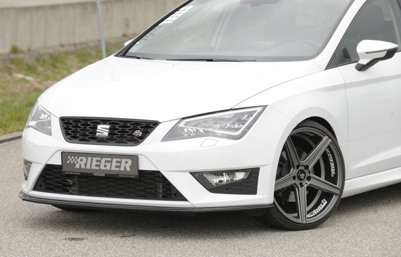 Rieger Spoilerschwert schwarz glänzend Seat Leon Cupra (5F) 03.14-12.16 (bis Facelift) - 88105
