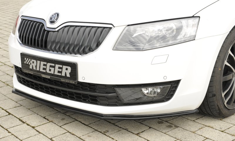 Rieger Spoilerschwert schwarz glänzend Skoda Octavia (5E) 02.13-01.17 (bis Facelift) - 88107