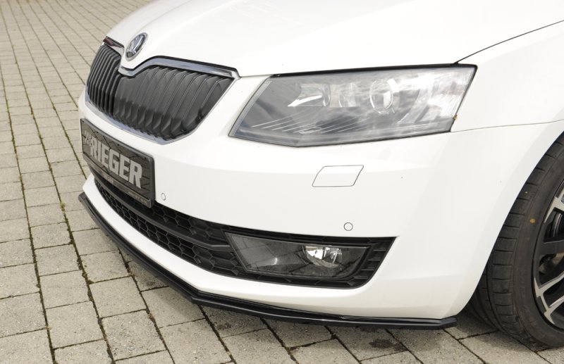 Rieger Spoilerschwert schwarz glänzend Skoda Octavia (5E) 02.13-01.17 (bis Facelift) - 88107