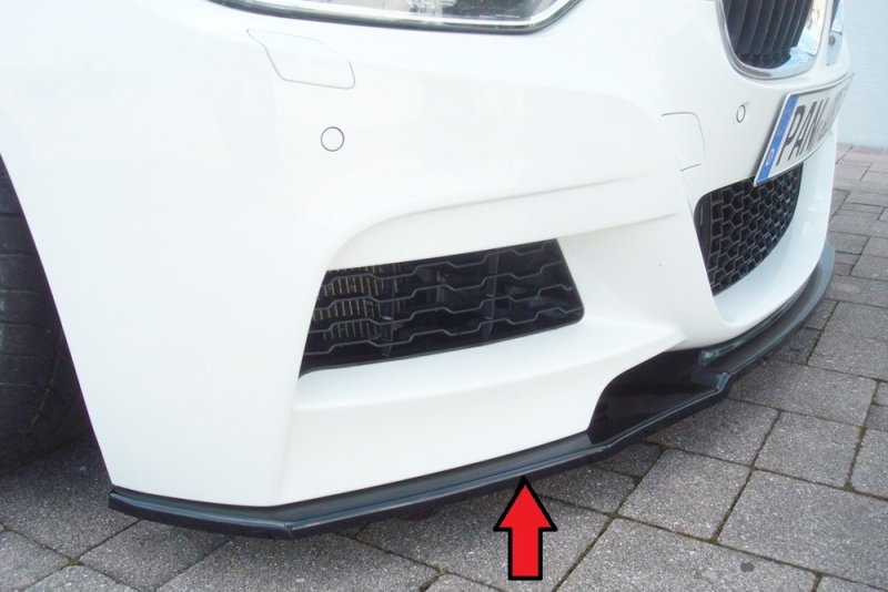 Rieger Spoilerschwert schwarz glänzend BMW 3er F30 (3L) 02.12-06.15 (bis Facelift) - 88117