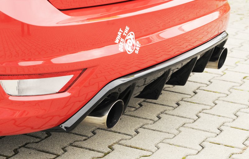 Rieger Heckeinsatz (GBL-34158) schwarz glänzend Ford Focus 2 ST 02.08-01.11 (ab Facelift) - 88118