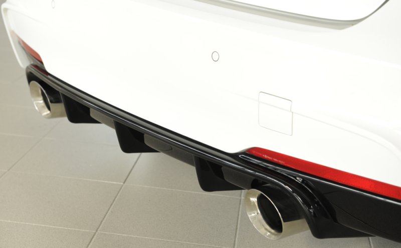 Rieger Heckeinsatz schwarz glänzend BMW 3er F30 (3L) 02.12-06.15 (bis Facelift) - 88122