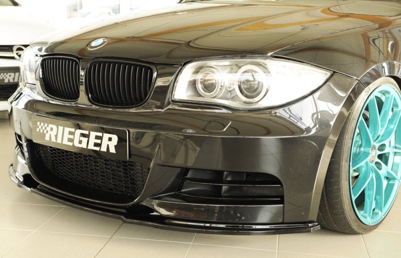 Rieger Spoilerschwert schwarz glänzend BMW 1er E82, E88 (182 / 1C) 10.07- - 88124