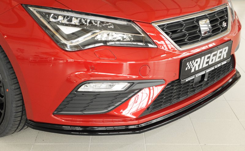 Rieger Spoilerschwert schwarz glänzend Seat Leon Cupra (5F) 01.17- (ab Facelift) - 88131