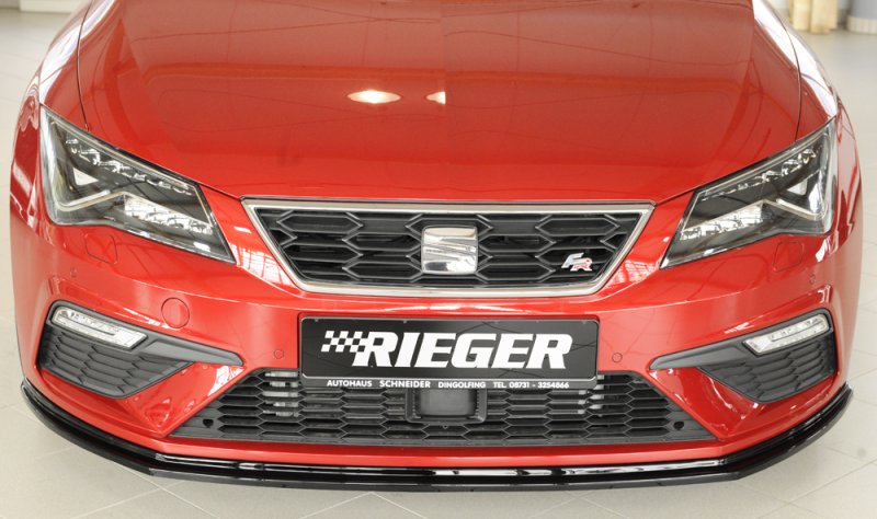 Rieger Spoilerschwert schwarz glänzend Seat Leon Cupra (5F) 01.17- (ab Facelift) - 88131