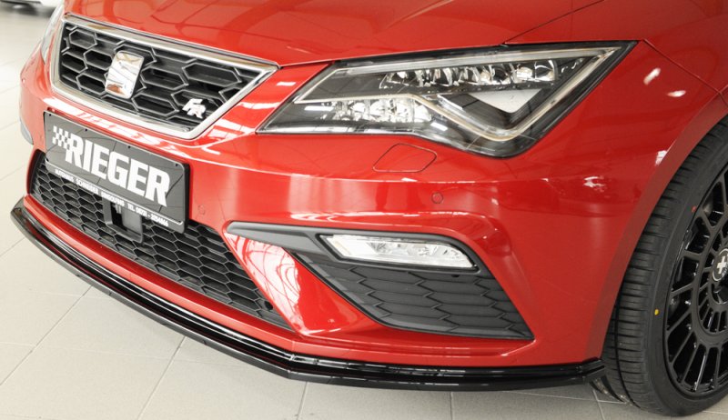 Rieger Spoilerschwert schwarz glänzend Seat Leon Cupra (5F) 01.17- (ab Facelift) - 88131