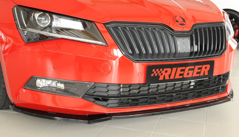 Rieger Spoilerschwert schwarz glänzend Skoda Superb III (3T/3V) 03.15-10.18 (bis Facelift 1) - 88149