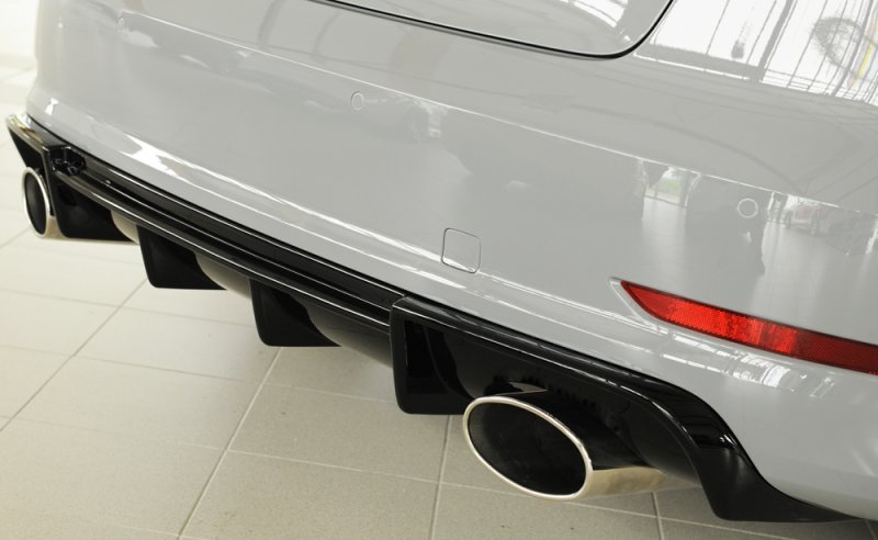 Rieger Heckeinsatz schwarz glänzend Audi A3 (8V) 07.12-08.16 (bis Facelift) - 88159