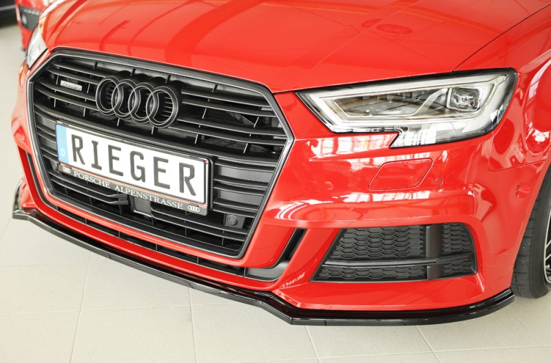 Rieger Spoilerschwert schwarz glänzend Audi A3 (8V) 09.16- (ab Facelift) - 88162