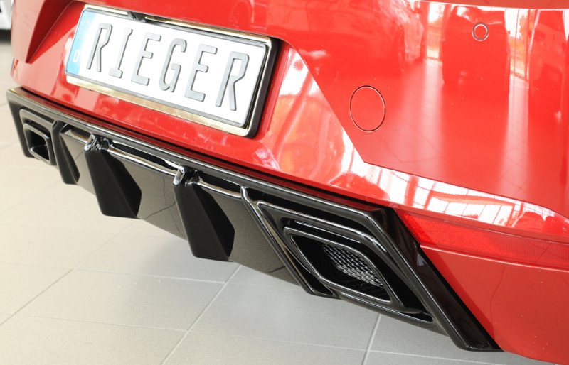 Rieger Heckeinsatz schwarz glänzend Seat Ibiza (KJ) 01.17- - 88166